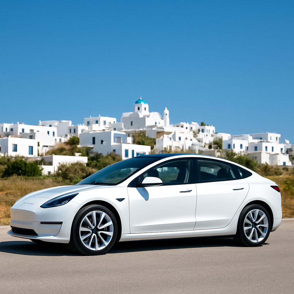 Tesla - Taxi Paros - Paros Taxi Transfer - Affordable Transfers